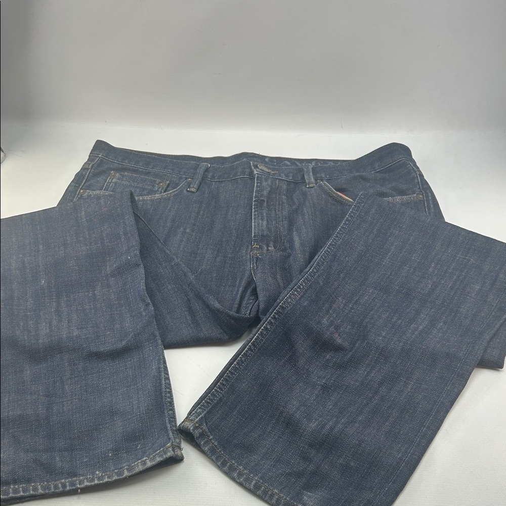 Men's Dark Blue Denim Jeans Burberry, Brent Cavendish, 36W 32L